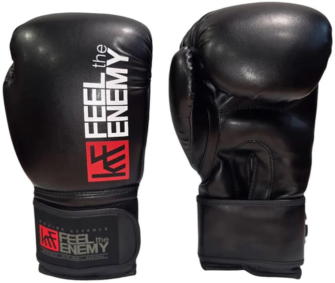 Krf Feel The Enemy Trainingshandschoenen Zwart 10oz