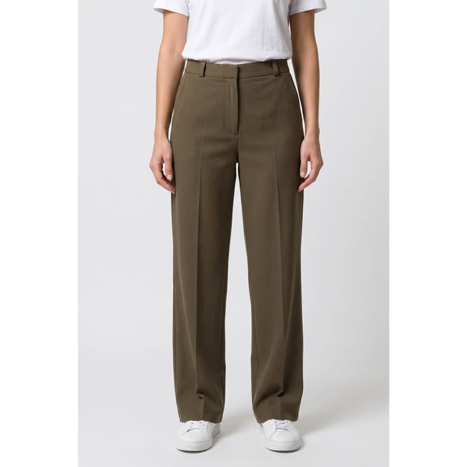 & Other Stories Es Augusta Trousers Khaki Maat: 44 | Pantalons Outlet | Dames | Bruin