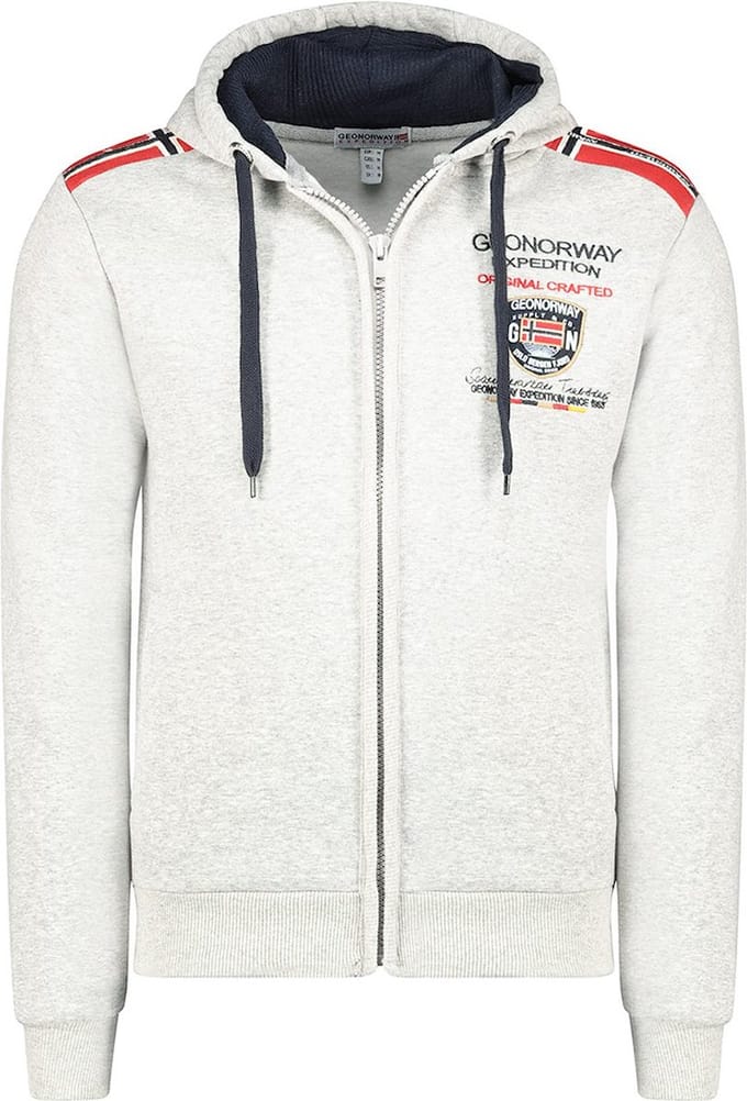 Vest Met Capuchon En Rits Geographical Norway Finion Blended - M