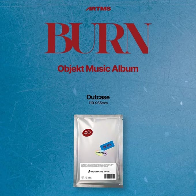 ARTMS [BURN] Album Musique Objekt ver. 1EA gray