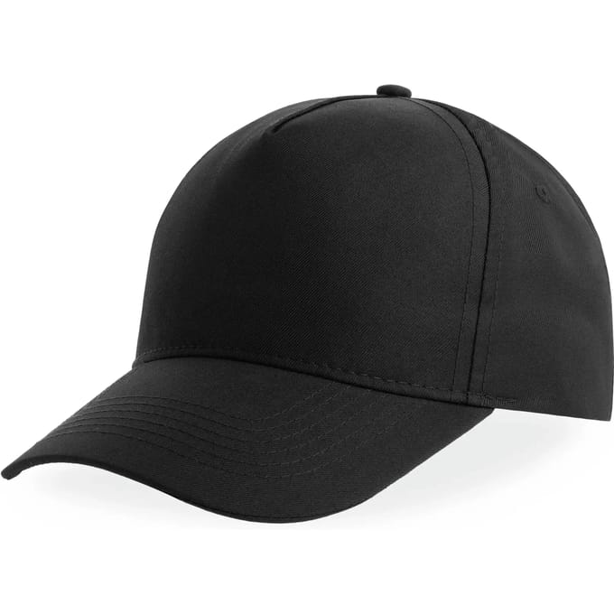 Atlantis Headwear Recy Five Cap AT112 - Black - One size