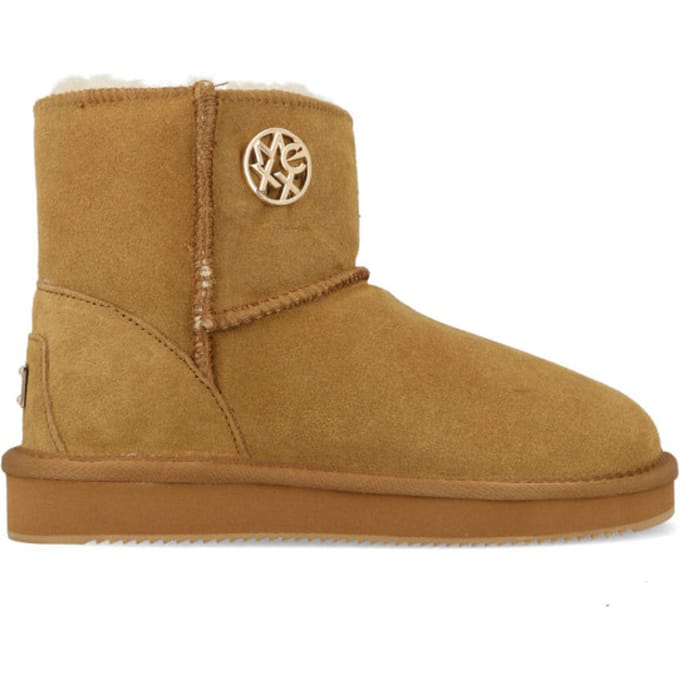 Mexx Enkellaarzen Hebony Dames - Chestnut - Maat 41