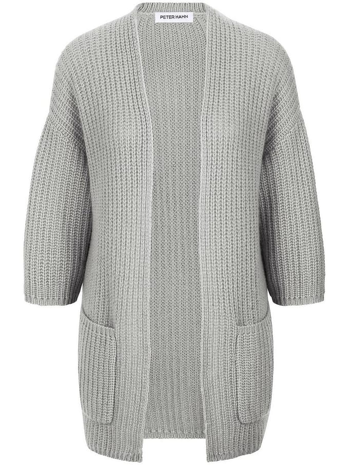 Vest aangeknipte 3/4-mouwen Van Peter Hahn grijs
