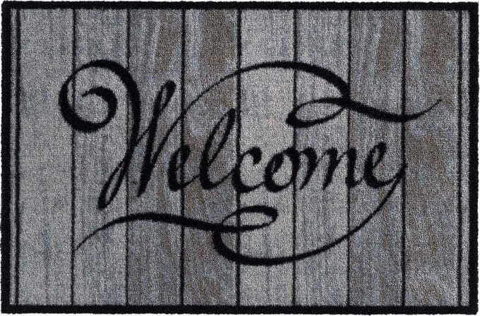 MD Entree - Deurmat - Schoonloopmat - Ambiance - Welcome Wood - 50 x 75 cm