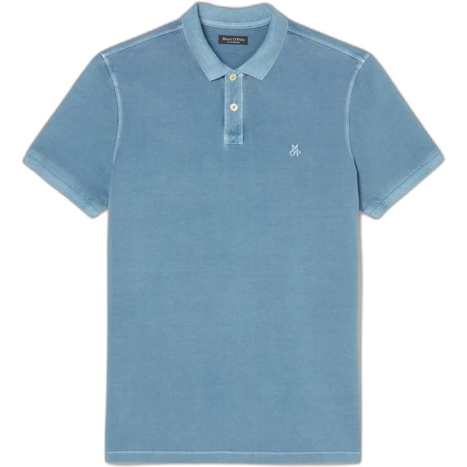 Marc O'Polo regular fit polo - heren poloshirt - blauw