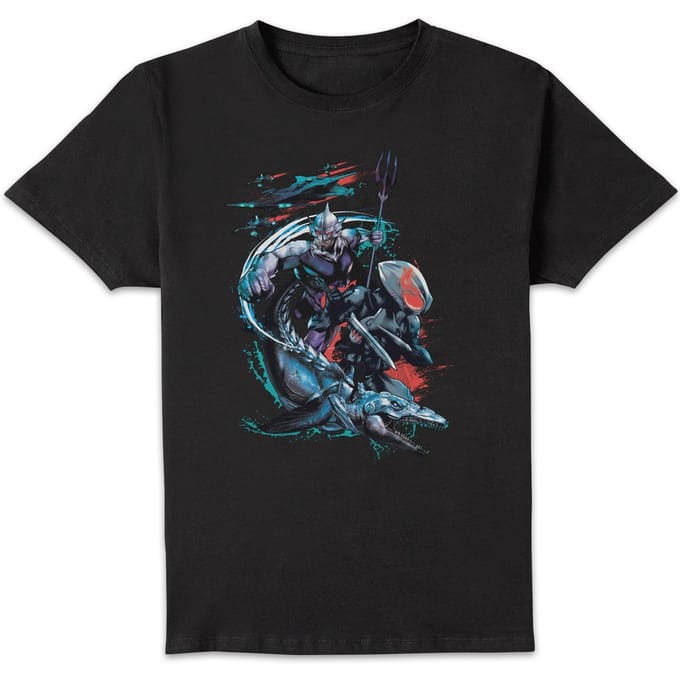 Aquaman Black Manta & Ocean Master t-shirt - Zwart - S