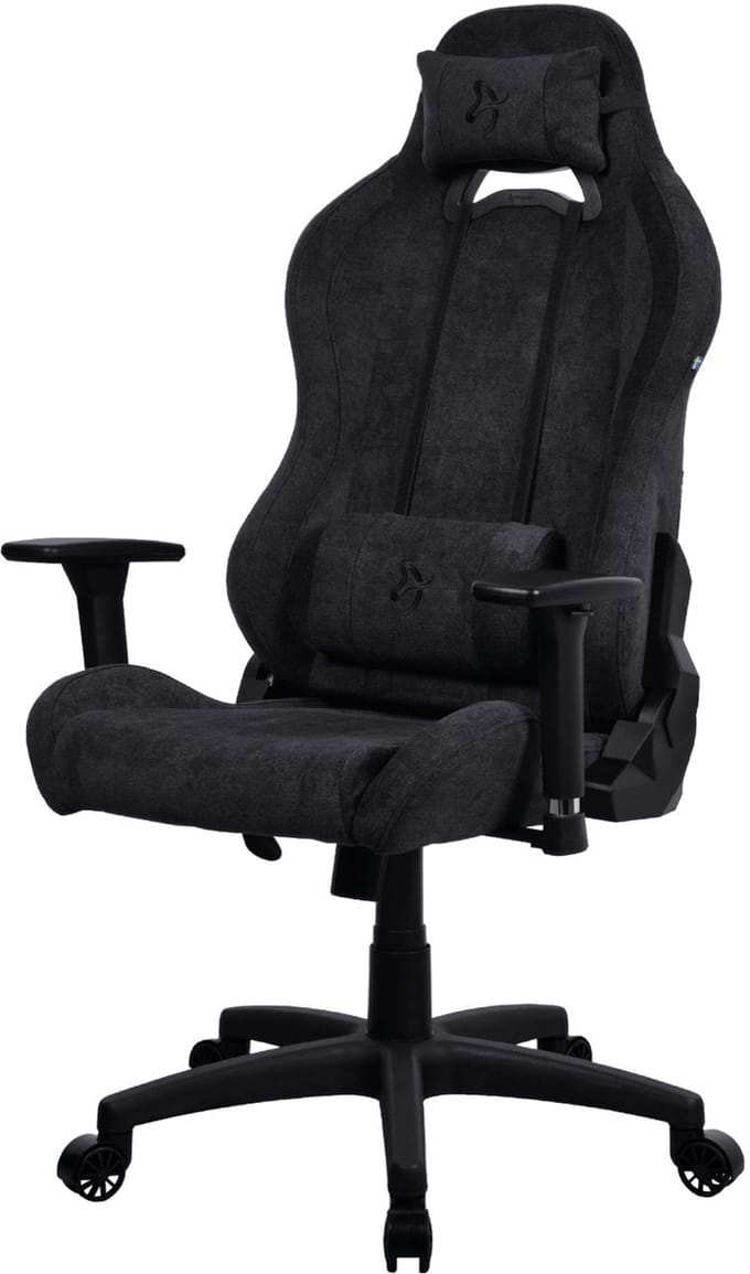 Arozzi Torretta Soft Fabric - Pure Black Gaming stoel - Stof - Tot 120 kg