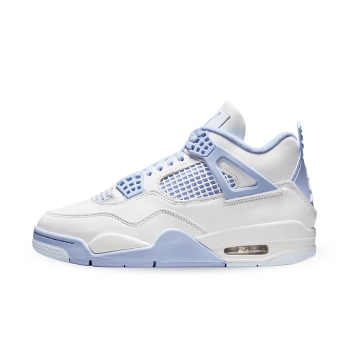 Nike Air Jordan 4 - Sneakers - Dames - Wit Aluminum