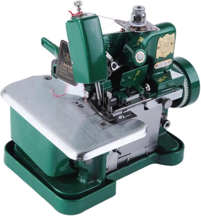 Industriële Overlocker - Sergermachine Zwaar - Stoffen Naaien - Hoge Naaisnelheid - 255x210x270 mm