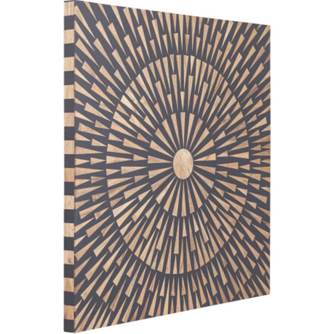 PTMD Wandpaneel Jordie - 60x3x60 cm - Hout - Bruin