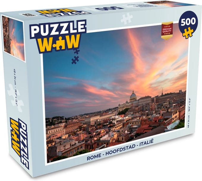 Puzzel Rome - Hoofdstad - Italië - Legpuzzel - Puzzel 500 stukjes