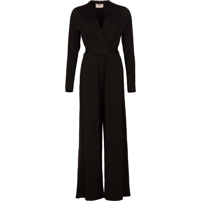 Freebird Jumpsuit  Zwart Vasili Ls