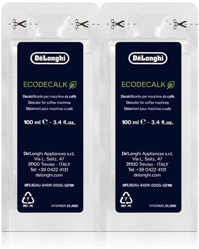 10x Delonghi EcoDecalk Ontkalker (2x 100ml) DLSC200