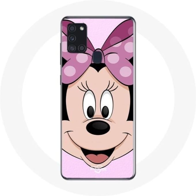 Hoesje Samsung Galaxy A21S Minnie Mouse Roze Cartoon