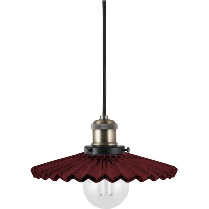 Globen Lighting hanglamp COBBLER, donkerrood, Ø 25 cm