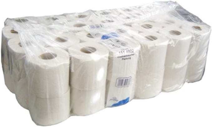 Toiletpapier Basic 2-laags Grootverpakking - 48 Rollen Duurzaam Gerecycled Papier