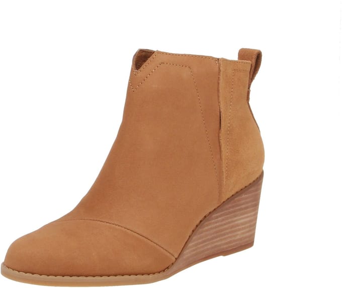 Toms 10020211 Clare - Enkellaarsjes voor dames - Tan
