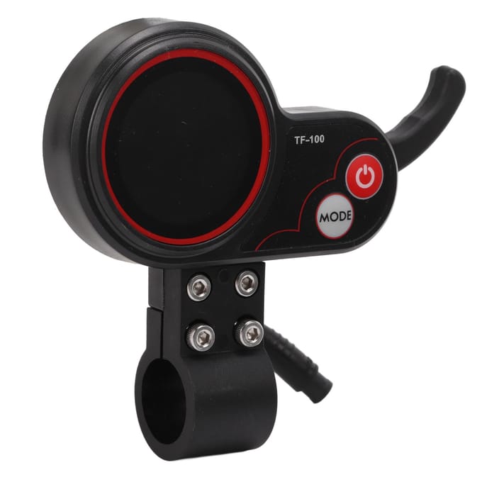 48V TF-100 Display 6-pins communicatie-instrument voor M4 elektrische scootercontroller black