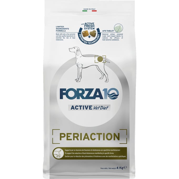 4kg Forza 10 Periaction Active met Vis Hondenvoer Droog