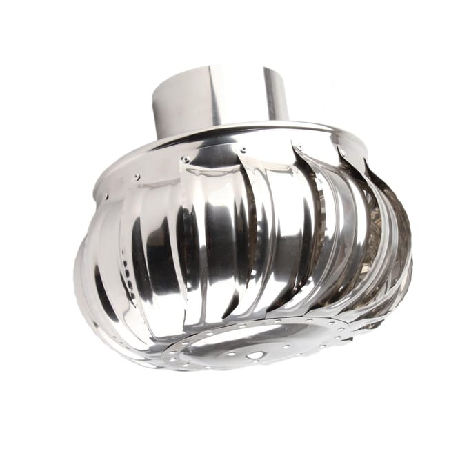 Ventilateur de toit automatique silencieux en acier inoxydable pour tuyauterie, ventilateur de toit, éoliennes