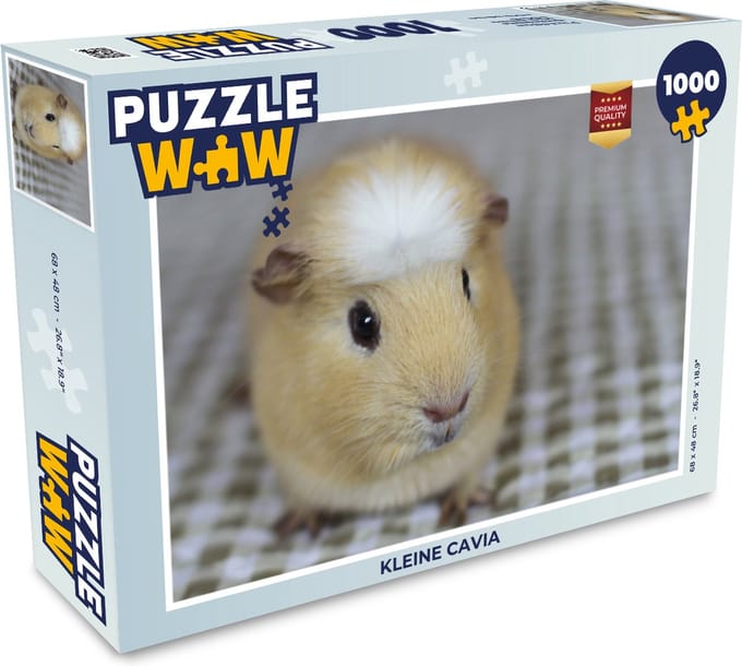 Puzzel Kleine cavia - Legpuzzel - Puzzel 1000 stukjes volwassenen