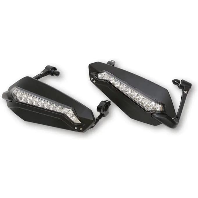 Motorfiets handbeschermers met LED dagrijverlichting Highsider