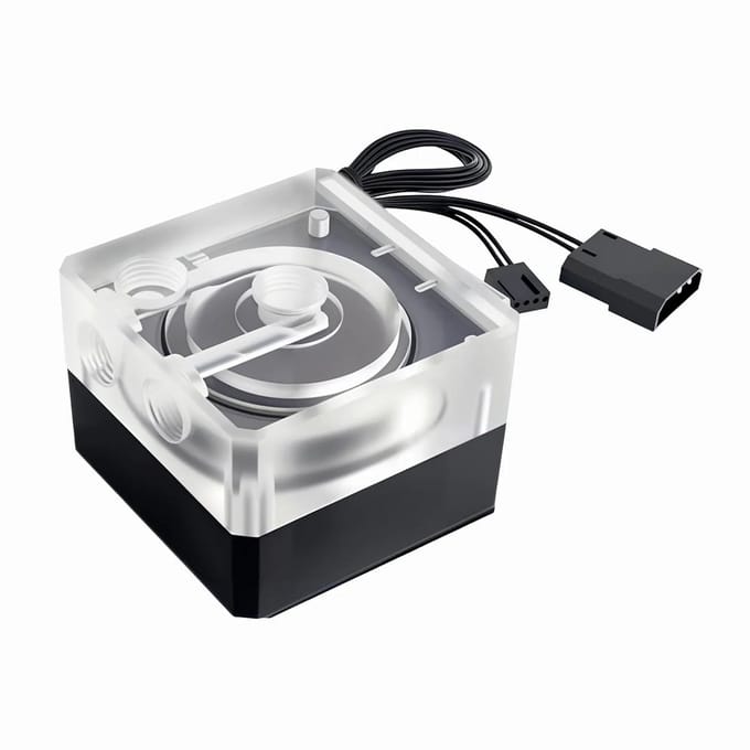 Krachtige PC Waterkoeling Pomp met PWM Besturing en RGB - 500L/H Stroom