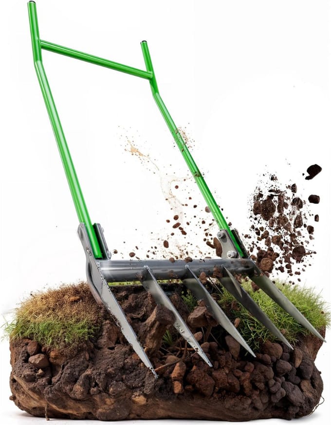 CLVP® Woelvork met Verkruimelaar - Spitvork - Grelinette