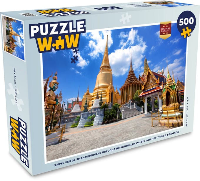 Puzzel Thailand - Paleis - Azië - Legpuzzel - Puzzel 500 stukjes