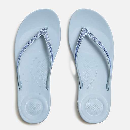 FitFlop Iqushion Sparkle Dames Flip Flops in Bewolkt Blauw
