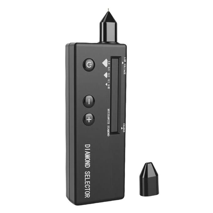 Edelsteen Tester USB Oplaadbaar Draagbare Edelsteen Checker Nauwkeurige Thermische Geleidbaarheid Sieraden Detector gray