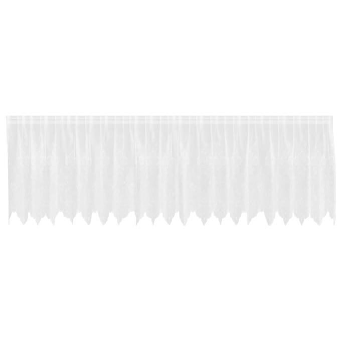 vidaXL Kantgordijn Wit 100 x 500 cm Polyester