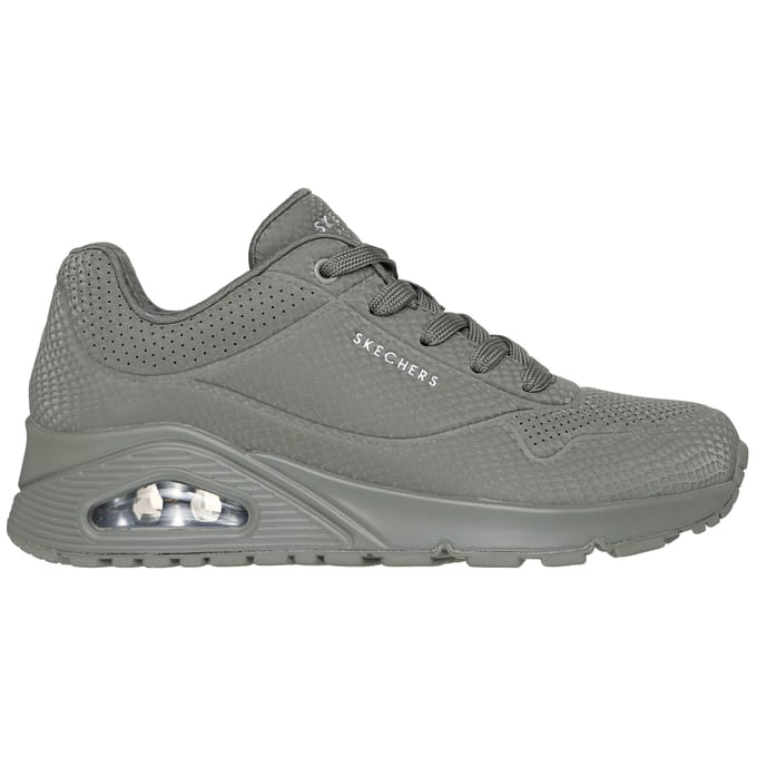 Skechers Uno Shiny Scale Sneakers groen Textiel