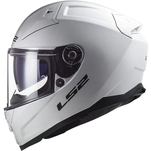 LS2 FF811 Vector II Solid Wit Integraalhelm - Helm