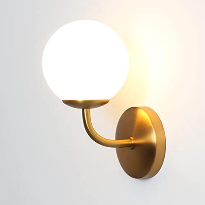 Globe Glas Wandlamp G9 LED 3000K Warm Wit - Elegante Verlichting voor Binnen