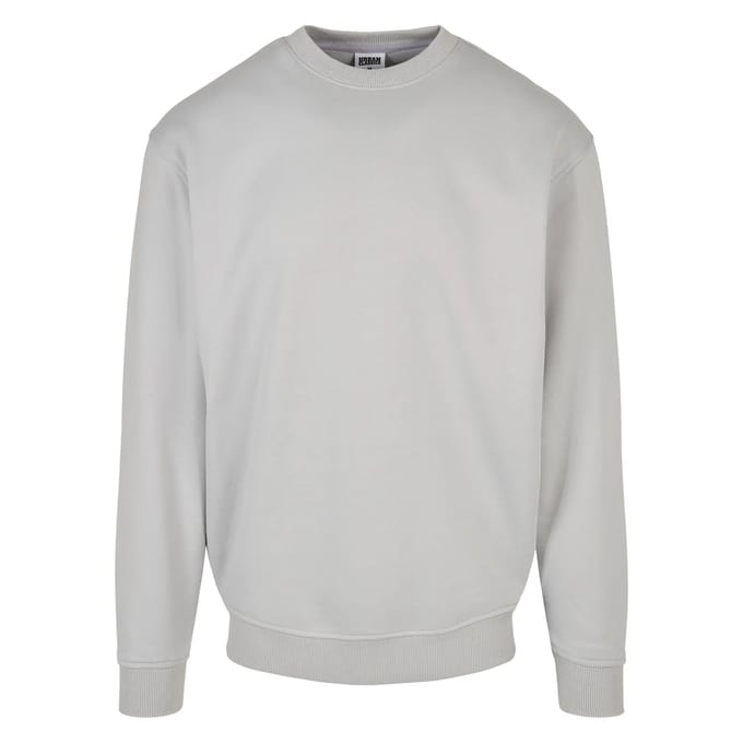 Urban Classics - Basic Crew Sweater/trui - S - Grijs