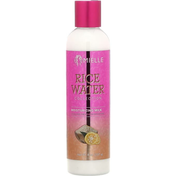 Mielle, Rice Water Collection, Moisturizing Milk, 8 oz (227 g) pink