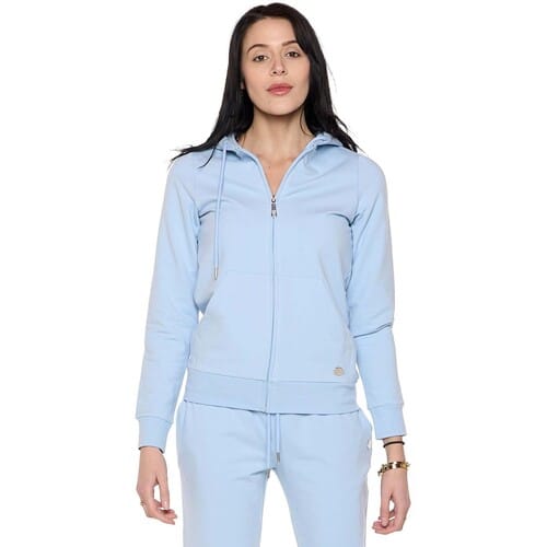 Capuchon sweaters Leone 1947 Woman Hoody Full Zip Never Without