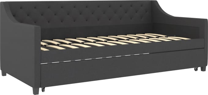 Majesteit-Dagbed - Antraciet/Grenen - 90x200
