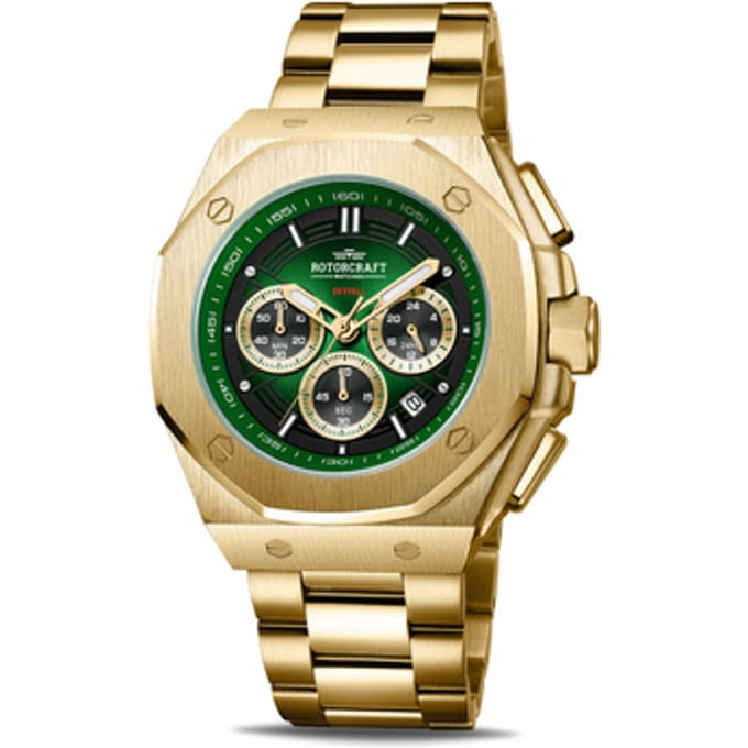 Rotorcraft - Heren Horloge Skyfall - Goud