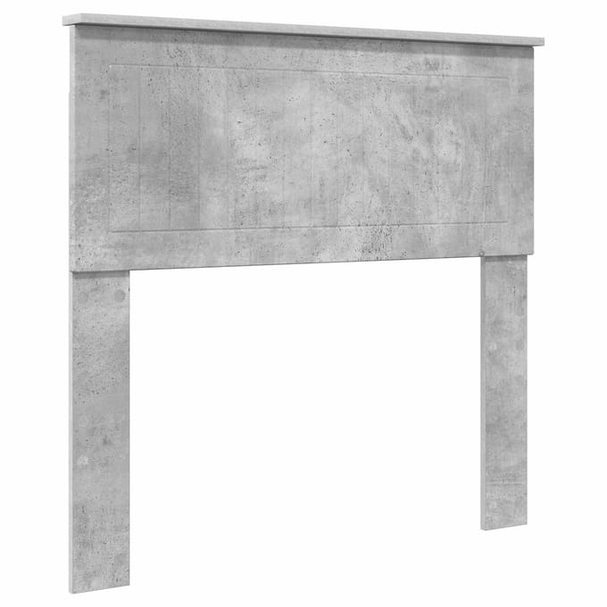 vidaXL Hoofdbord Beton Grijs Bewerkt hout