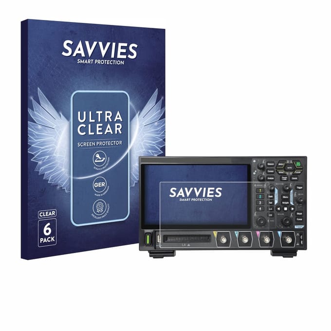 Savvies - Screenprotector voor Rigol DHO914 - Folie Beschermfolie transparant 6 Stuks