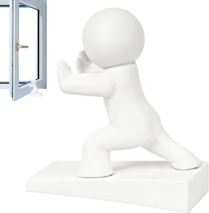 Decoratieve Deurstopper - Deurwig Antislip - Voorkomt Deurschade - Krasbestendige Constructie - 122 x 12 x 12 cm - Niet gespecificeerd