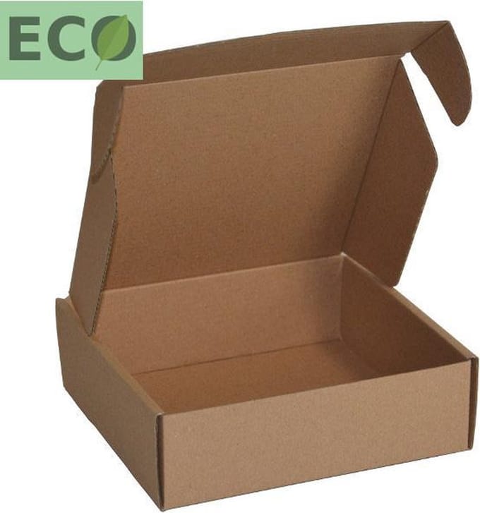 25 Ecologische Bruine Postdozen/ Verzenddozen 26x19x6cm