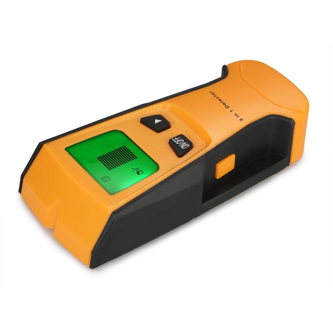 Stud Finder 3-in-1 multifunctionele LCD digitale wanddetector Metaal Hout AC-kabel Live Wire Scanner oranje