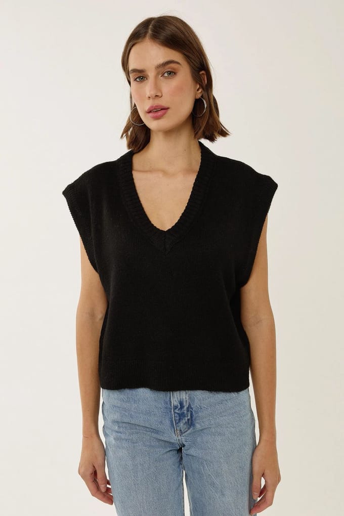 V-hals Korte Trui Vest