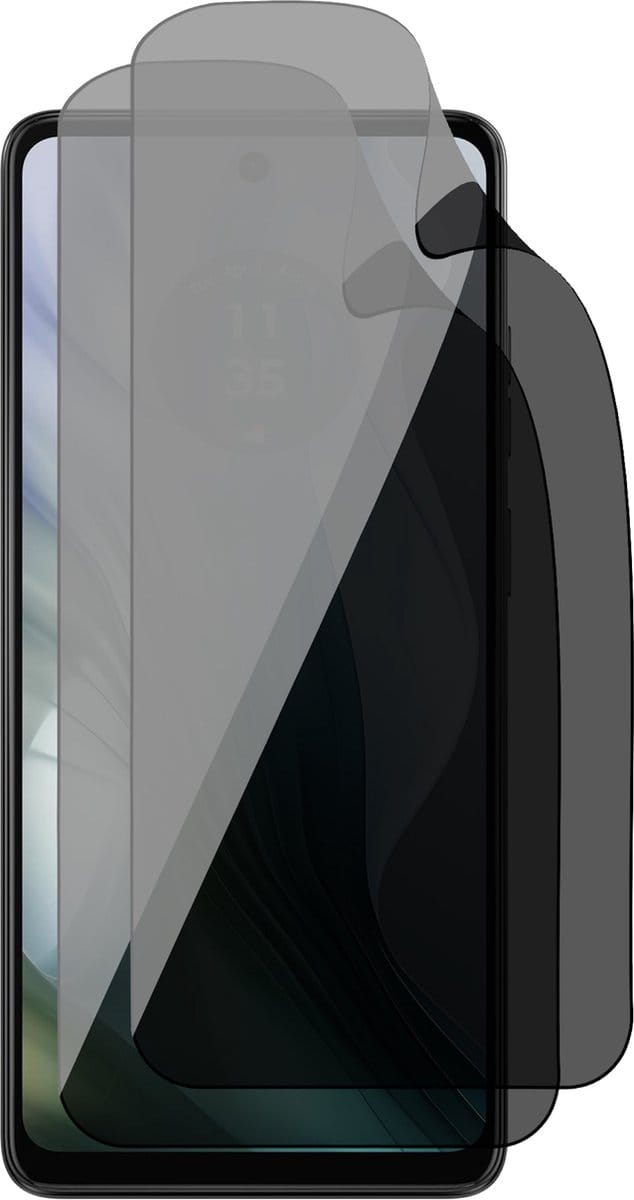 Privacy Screenprotector geschikt voor Motorola Moto E14 / G04 / G24 - 2x FlexGuard Screen Protector