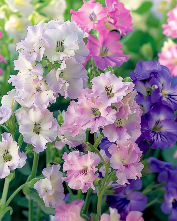 Zomerviolier Zaden Gemengd Matthiola Incana Eenjarig