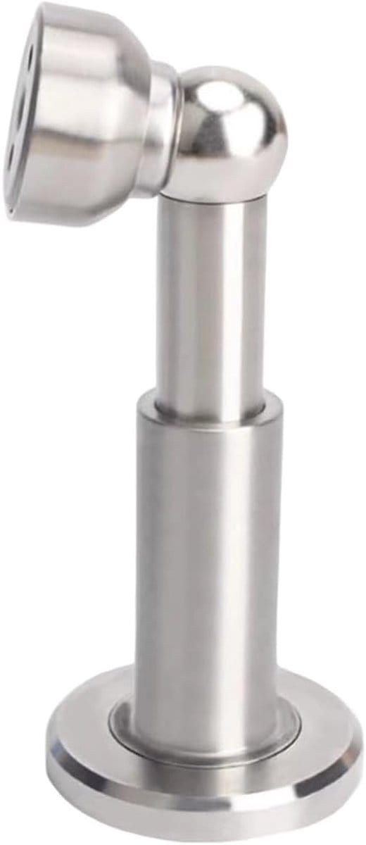 Magnetische Deurstopper - Deurvanger Deurhouder - Deur Open Houden - Extra Sterke Magneet - 5 x 9.1 cm - Zilver