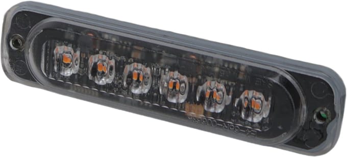 Noodlicht - Cantonal LED - oranje - 113x28x9,8 mm - 6 LEDs